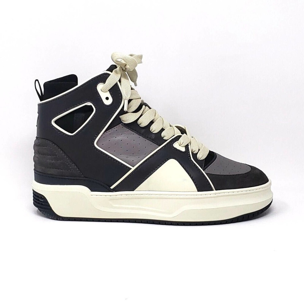 MEN'S JUST DON COURTSIDE High Basketball JD1 Leather Sneakers SIZE 41 US 8